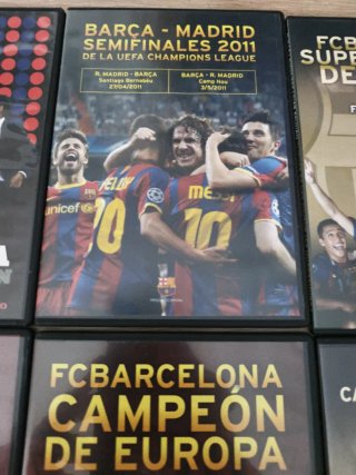 Colección DVD FC Barcelona Campeón Europa