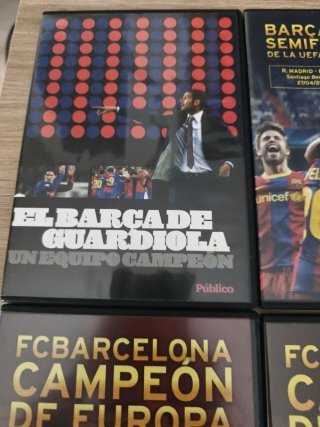 Colección DVD FC Barcelona Campeón Europa