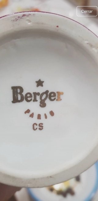 Lámpara Berger Original Época Carruaje