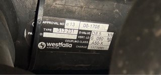 Refuerzo paragolpes trasero con remolque W169 W245