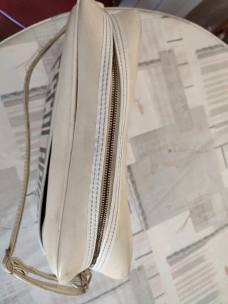 Bolsa Deporte Vintage Blanca ESCOLAR del año 1972