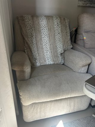 Sillón butaca eléctrica beige