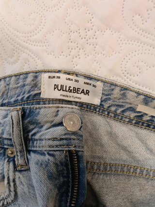 Pantalón corto vaquero Pull & Bear T.38