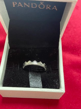 Anillo Corona Plata talla 56