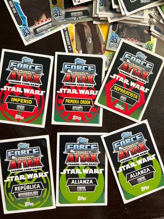 Lote Cromos Star Wars Force Attax