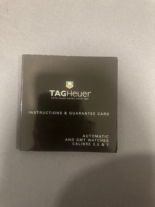 Caja y documentos TAG Heuer