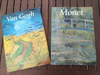 Lote de libros de arte: Monet y Van Gogh