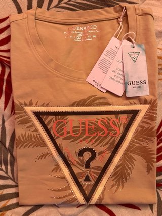 Blusa Guess Tamanho L Bege