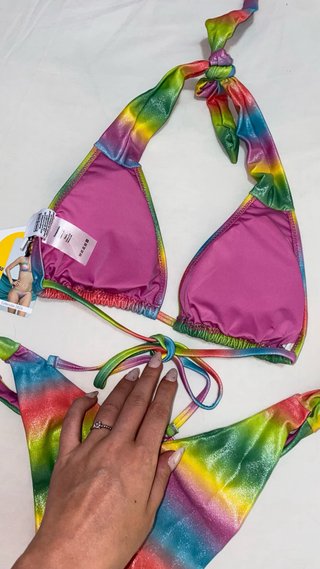 Bikini Arcoíris Brillante