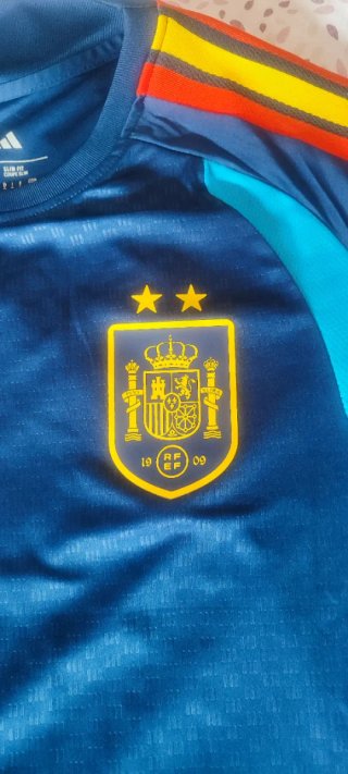 Camiseta España 2 estrellas logo Adidas Talla S