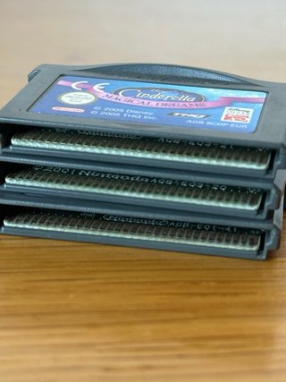 Lote 3 juegos GBA Shrek 2, Barbie, Cenicienta