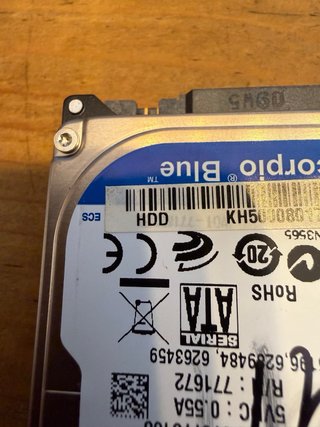 Disco Duro WD 500GB Scorpio Blue