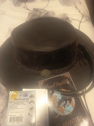 Sombrero Australiano Piel Marrón