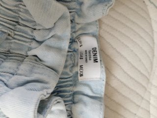 Shorts talle alto azul