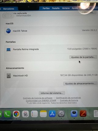 MacBook Air 13 Apple Plata/Gris Espacial