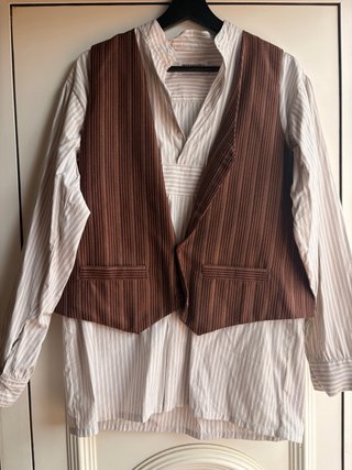 Traje Mago Canario Beige y Marrón