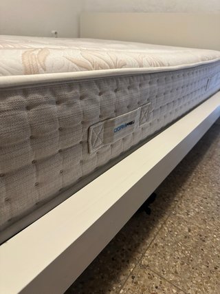 Colchón Viscoelástico 135x190 y cama Ikea 140x200