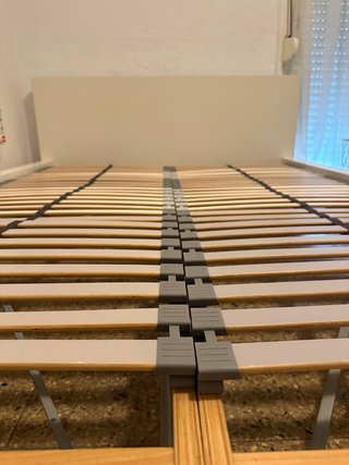 Colchón Viscoelástico 135x190 y cama Ikea 140x200