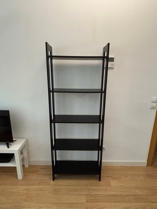 Estantería Madera Negra