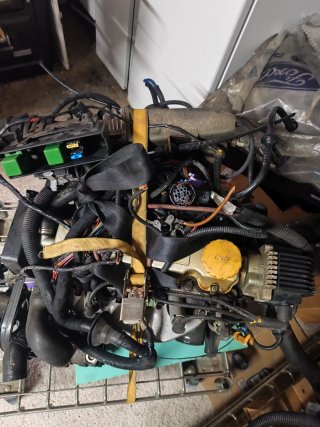 Motor completo C14SE con cableado y centralita