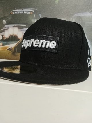 Gorra Supreme New Era 59Fifty Negra Talla 7.1/4