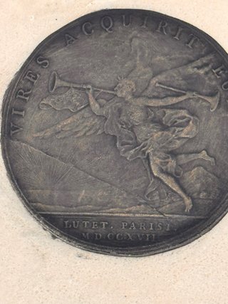 Espejo Trumeau Francés Antiguo XIX firmado