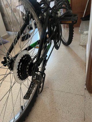 Bicicleta 24 Negra y Verde