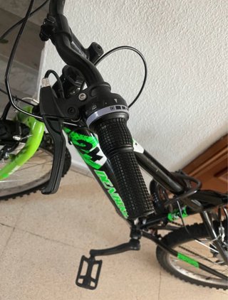 Bicicleta 24 Negra y Verde