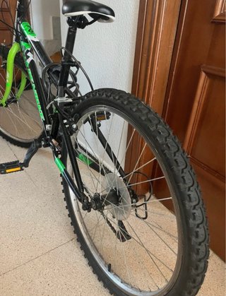 Bicicleta 24 Negra y Verde