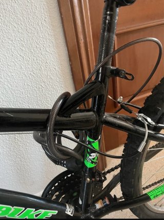 Bicicleta 24 Negra y Verde
