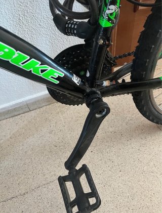 Bicicleta 24 Negra y Verde