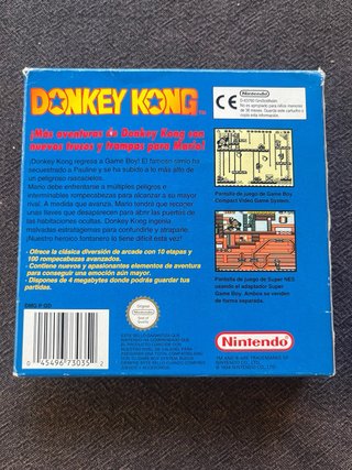 Donkey Kong PAL ESP per Gameboy