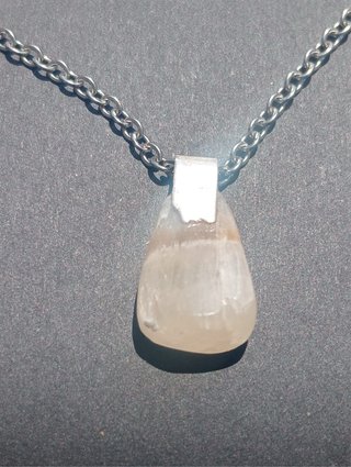 Collar fantasía plata pura 999