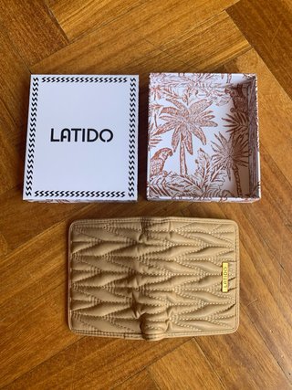 Cartera Latido Beige Plisada