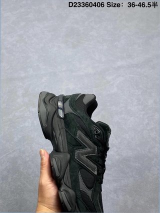 New Balance 9060 negras gamuza y malla Talla 36