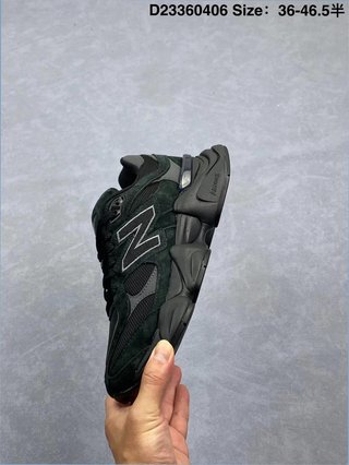 New Balance 9060 negras gamuza y malla Talla 36