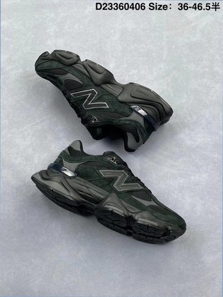 New Balance 9060 negras gamuza y malla Talla 36