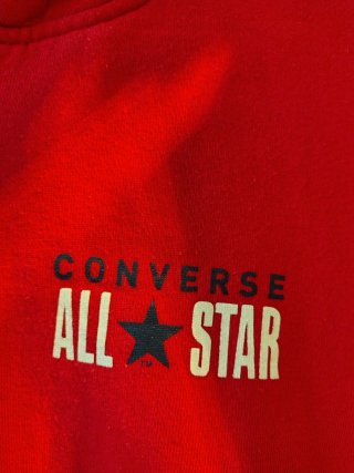 Sudadera Converse All Star Roja Talla M