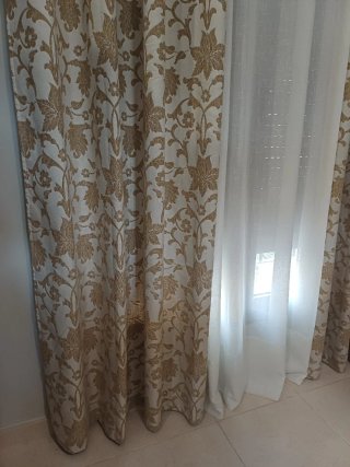 Cortinas y visillo 140x260 cm con o sin barra
