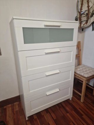 Cómoda Ikea Blanca brimnes 78x46x124