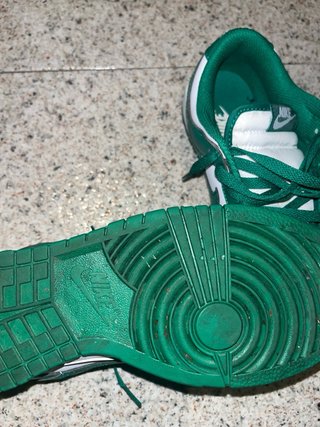 Zapatillas Nike Dunk Verde y Blanco