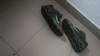 Tenis Nike Reax - Gris/Verde
