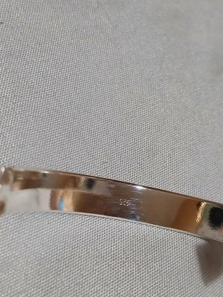 Pulsera Plata 925 Abierta