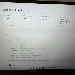 Huawei MateBook D 15 - Plata
