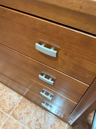 Cómoda de madera 4 cajones