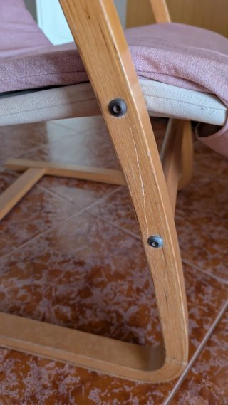 Sillón Butaca Tela y Madera