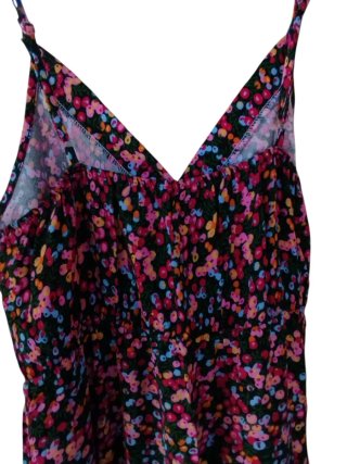 Vestido largo tirantes estampado