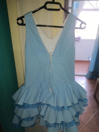 Vestido flamenco niña talla 7/8