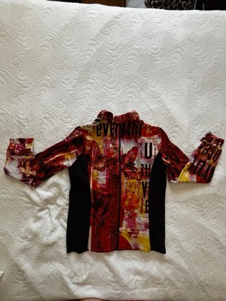 Chaqueta Punto Roma cremallera multicolor