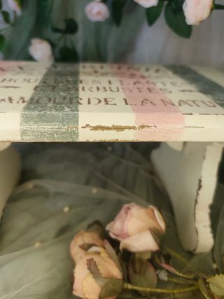 Taburete decorativo Shabby Chic